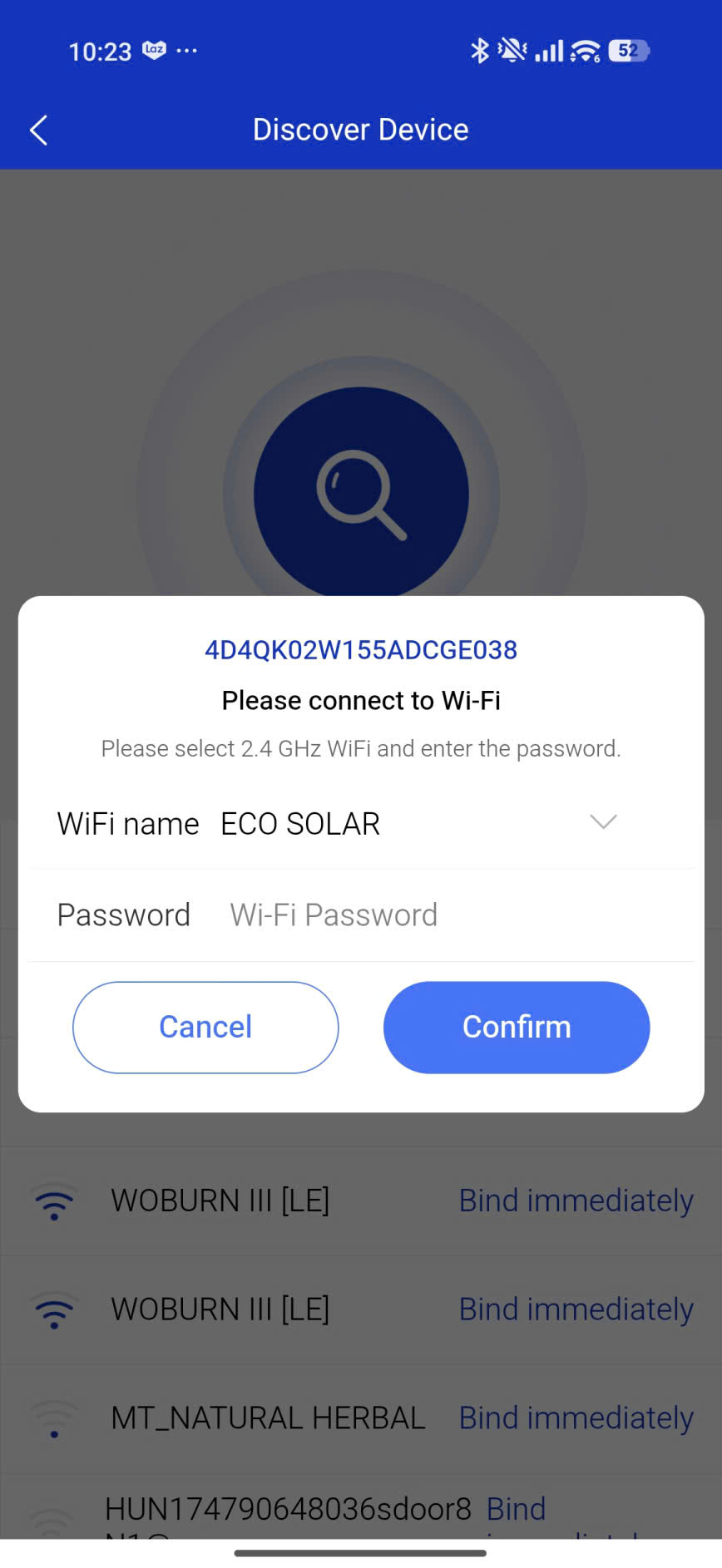 Cấu hình mạng WiFi cho pin Lithium Ecopower EP-W15